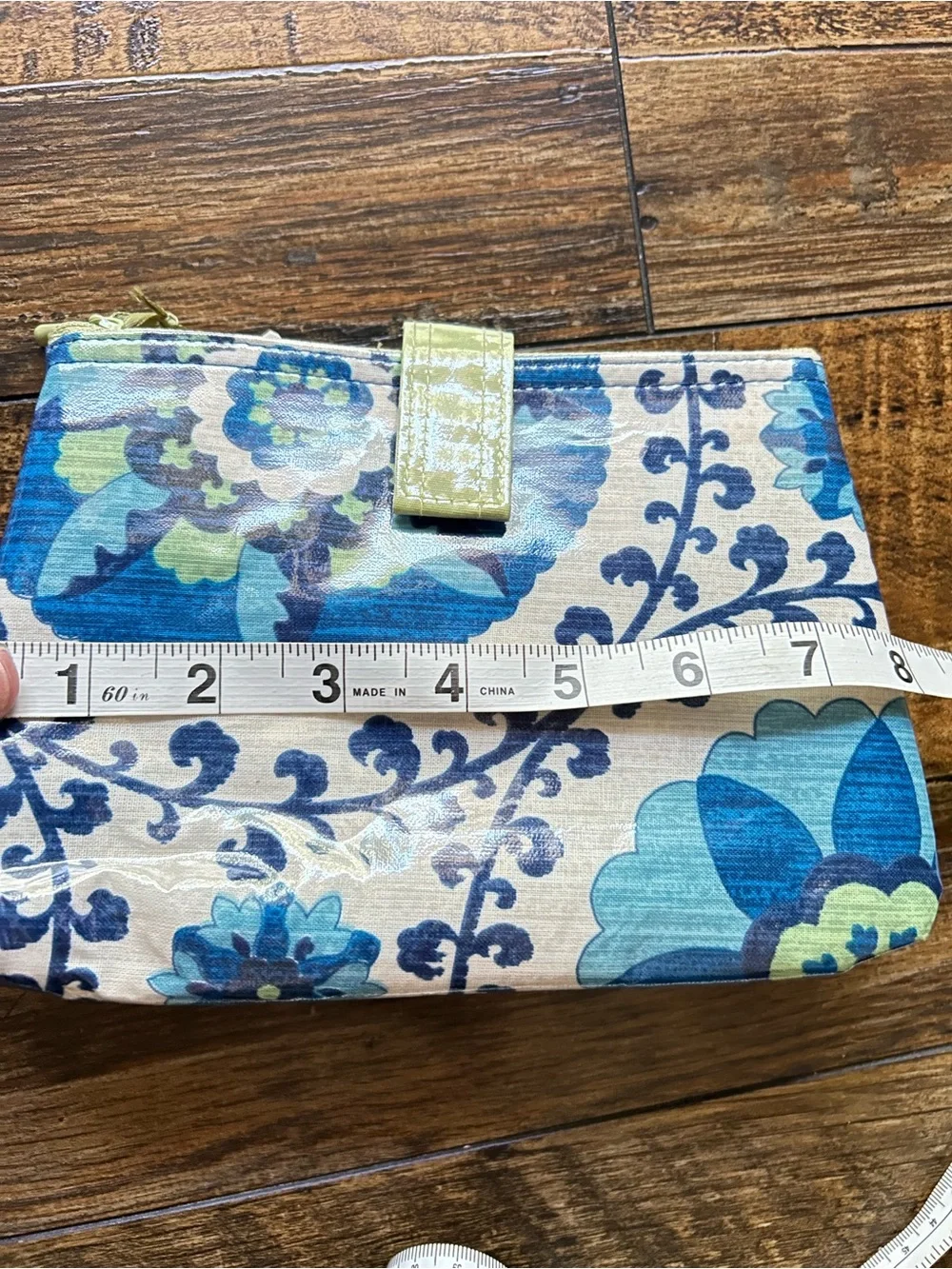 Enchante‎ Accessories Makeup bag, pouch. Travel, wipeable, NWT green & blue